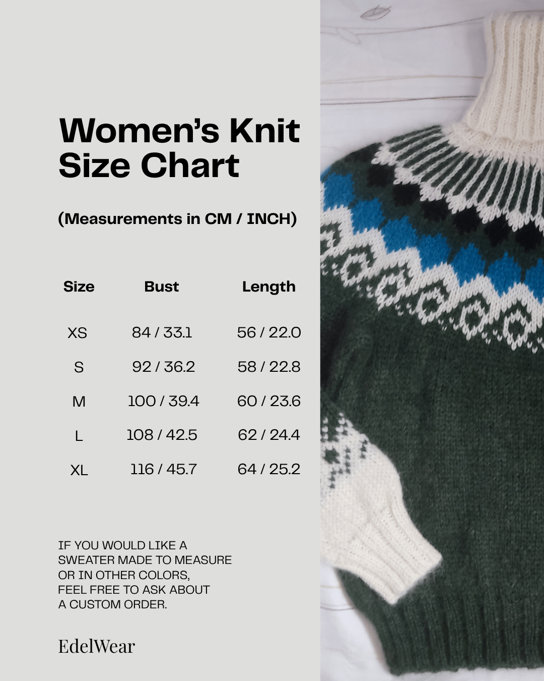 Hand-Knitted Scandinavian Sweater Turtleneck in Camel for Winter Warmth - EdelWear